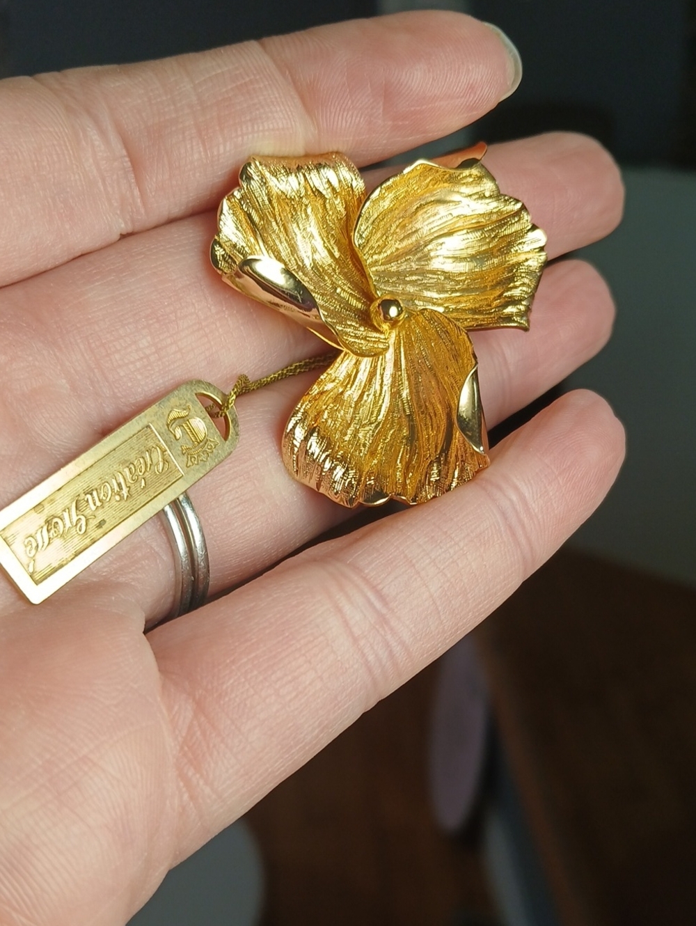Grosse Germany 1961 Vintage Flower Brooch